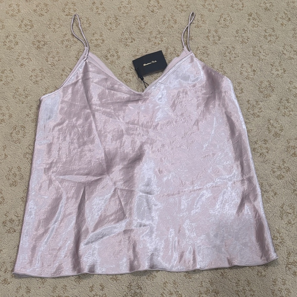 Massimo Dutti Soft Lilac Camisole